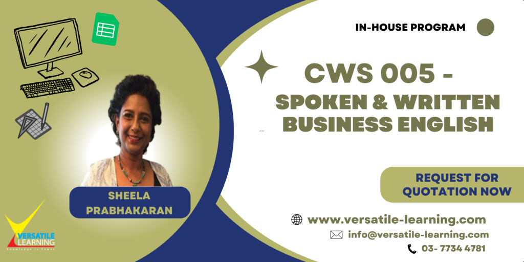 CWS 005 - Spoken & Written Business English