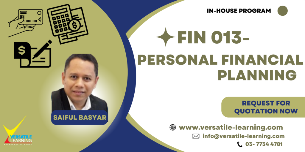 FIN 013- Personal Financial Planning