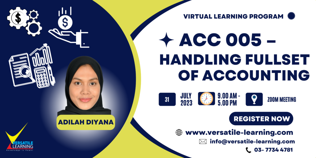 ACC 005 - Handling Fullset of Accounting, 31 July 2023