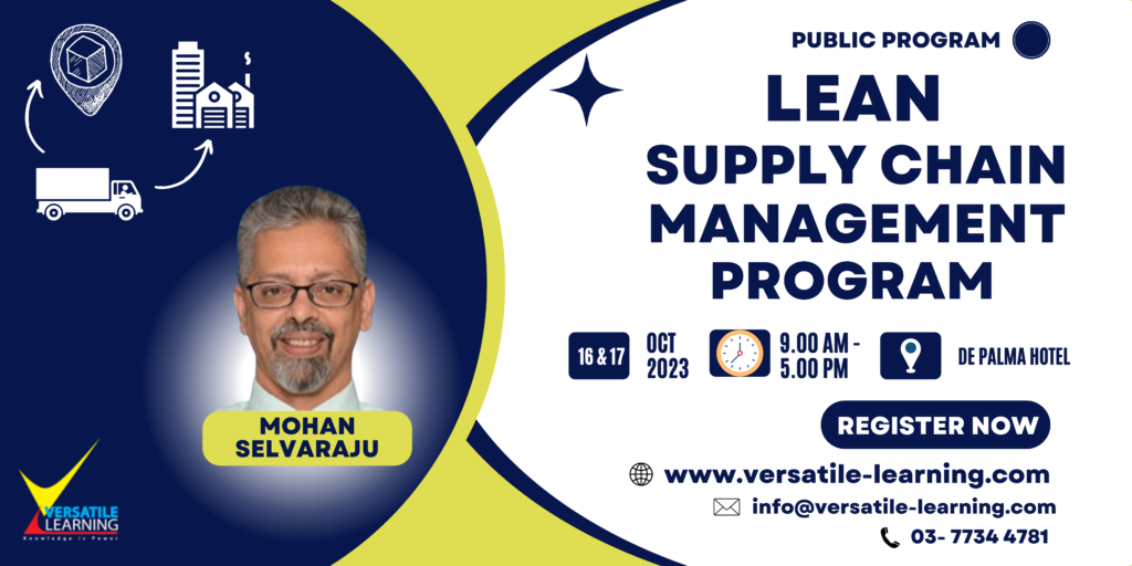 SUP 002 - Lean Supply Chain Management, 16 & 17 October 2023