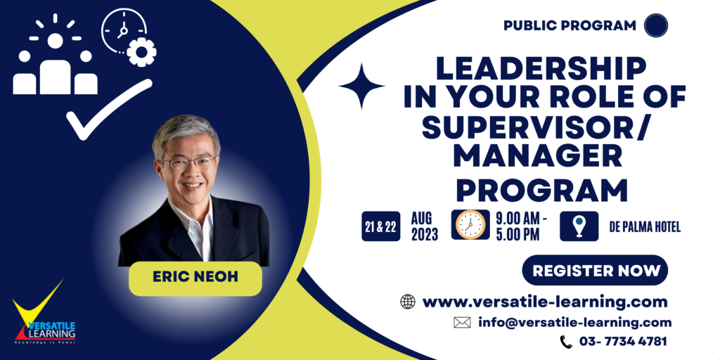 LDM 033 - Leadership In Your Role Of Supervisor/Manager 21 & 22 August 2023