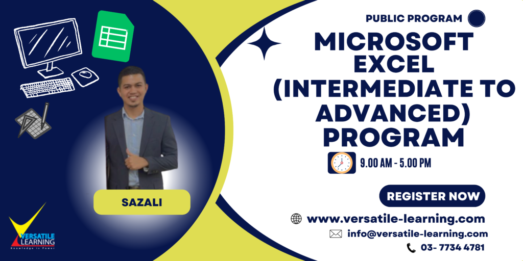 MOF 003 - Microsoft Excel (Intermediate & Advanced) 16 & 17 Oct 2023