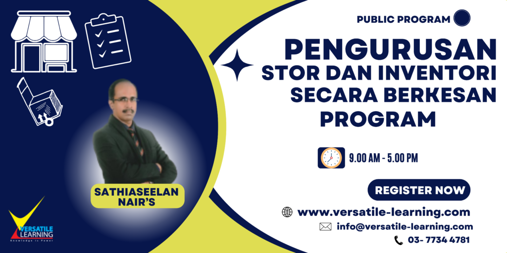 STW 003 - Pengurusan Stor & Inventori Secara Berkesan, 15 & 16 April 2025
