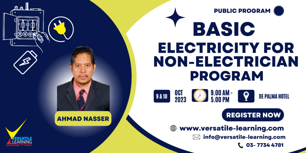 ELC 017 - Basic Electricity for Non-Electrician 09 & 10 October 2023