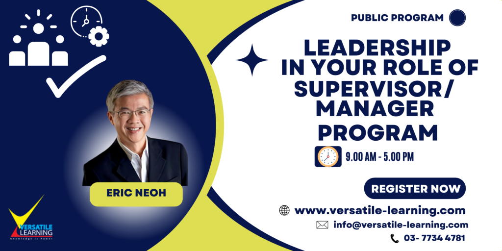 LDM 033 - Leadership In Your Role Of Supervisor/Manager 20 & 21 December 2023