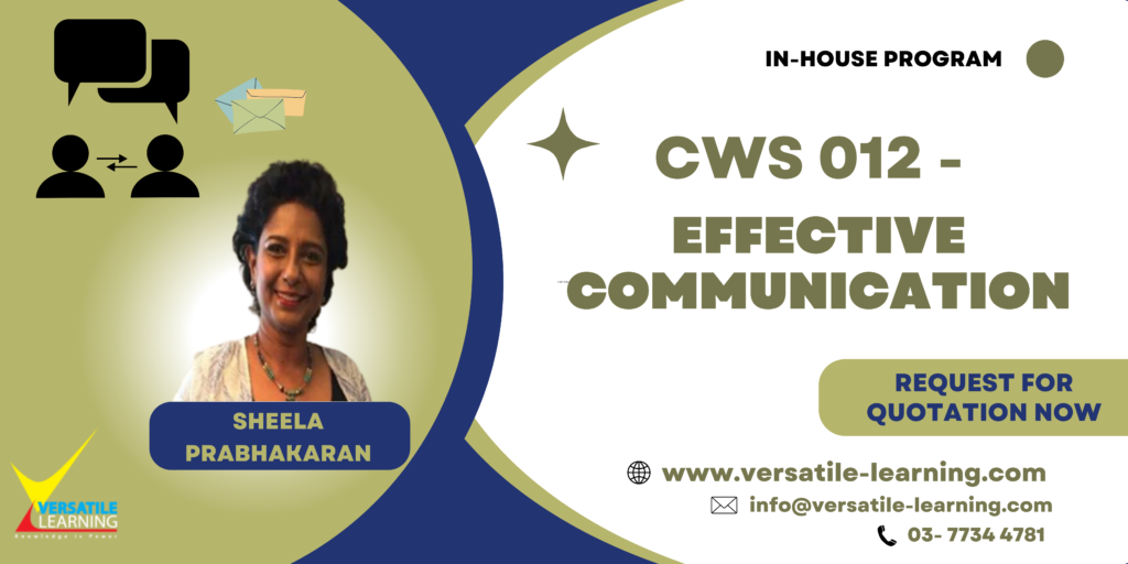 CWS 012 - Effective Communication Skill