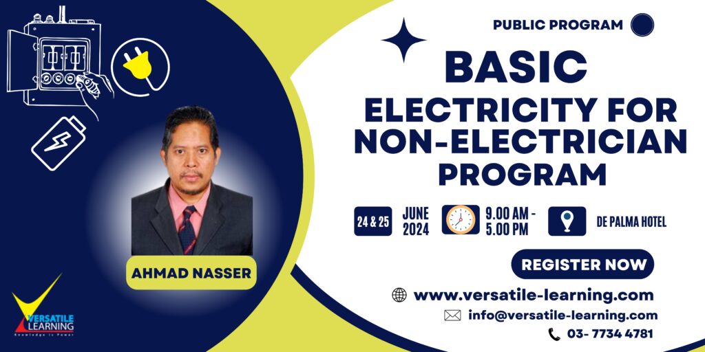 ELC 017 - Basic Electricity for Non-Electrician, 24 & 25 June 2024