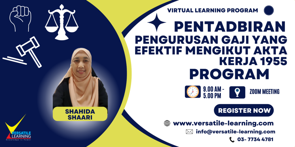 PYR 002 - Pentadbiran dan Pengurusan Gaji yang Efektif Mengikut Akta Kerja 1955, 24 June 2025