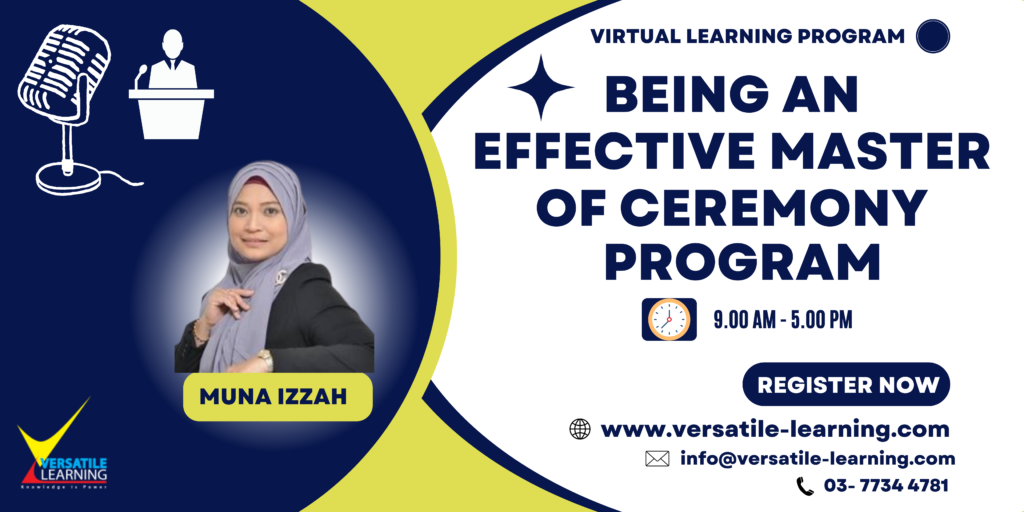 PMS 008 - Being An Effective Master of Ceremony, 9 October 2024