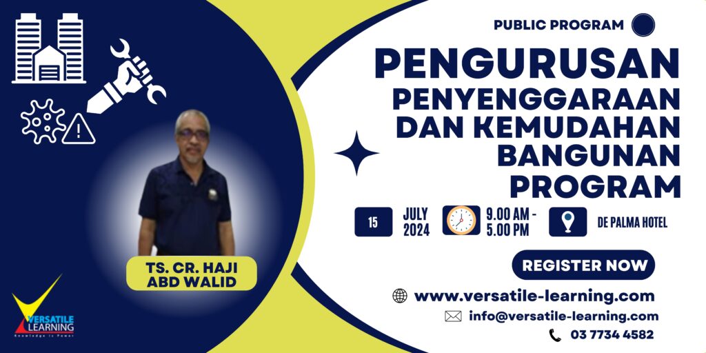 CIV 001 - Pengurusan Penyenggaraan dan Kemudahan Bangunan, 15 July 2024