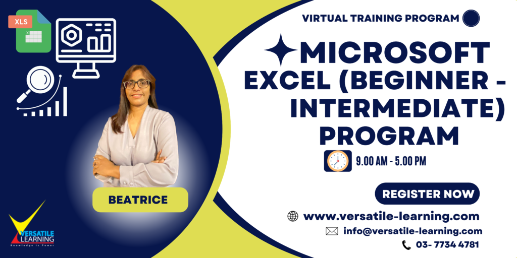 MOF 003 - Microsoft Excel (Intermediate), 29 & 30 August 2024