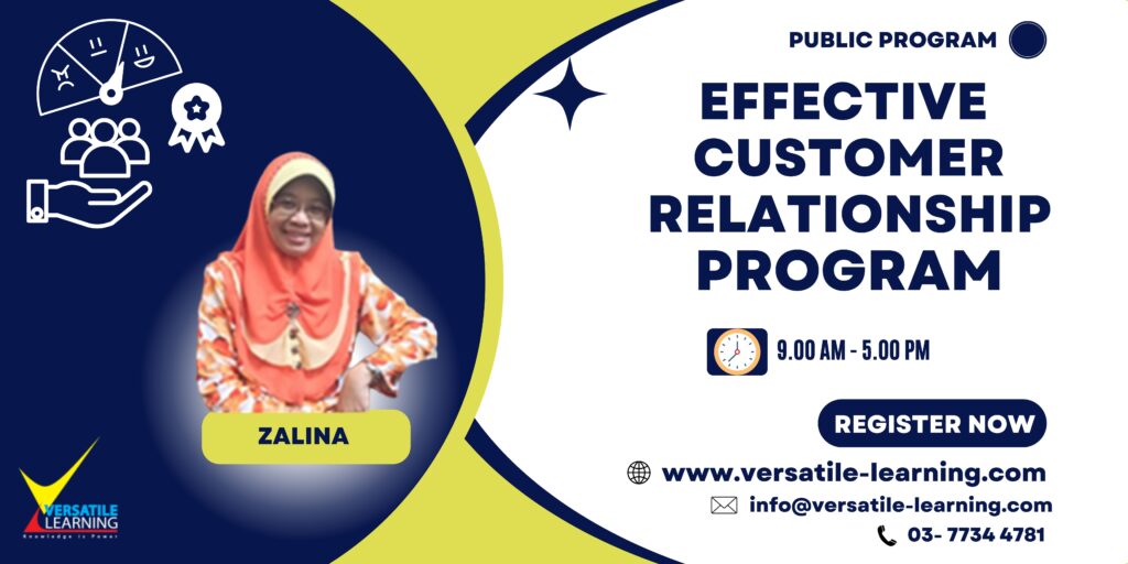 CRM 009 - Effective Customer Relationship, 18 & 19 November 2024