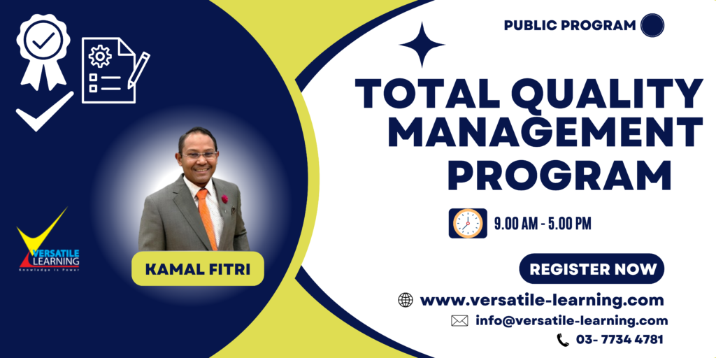 QTY 003 - Total Quality Management, 19 & 20 June 2024