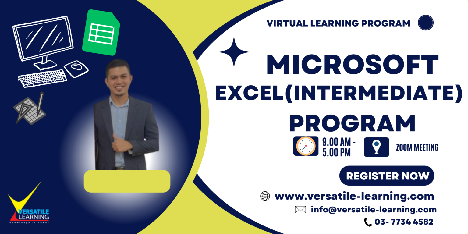 MOF 003 - Microsoft Excel (Intermediate), 25 & 26 June 2024 - Versatile ...