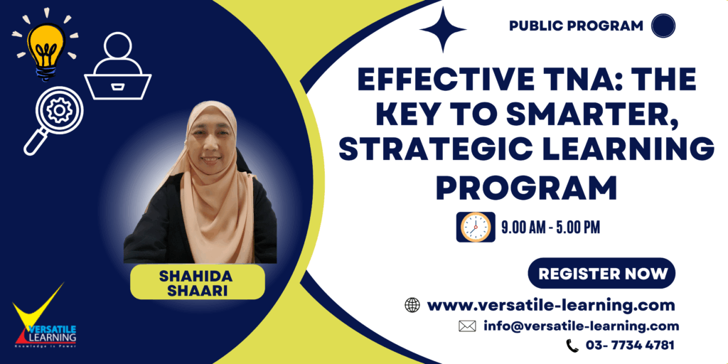 TRG 002 - Effective TNA: The Key To Smarter, Strategic Learning, 23 & 24 September 2025