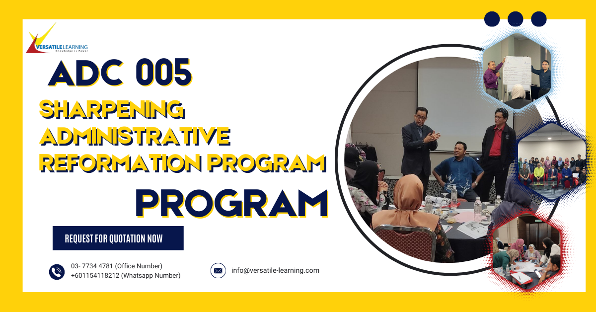 ADC 005 – Sharpening Administrative Reformation Program (SHARP)