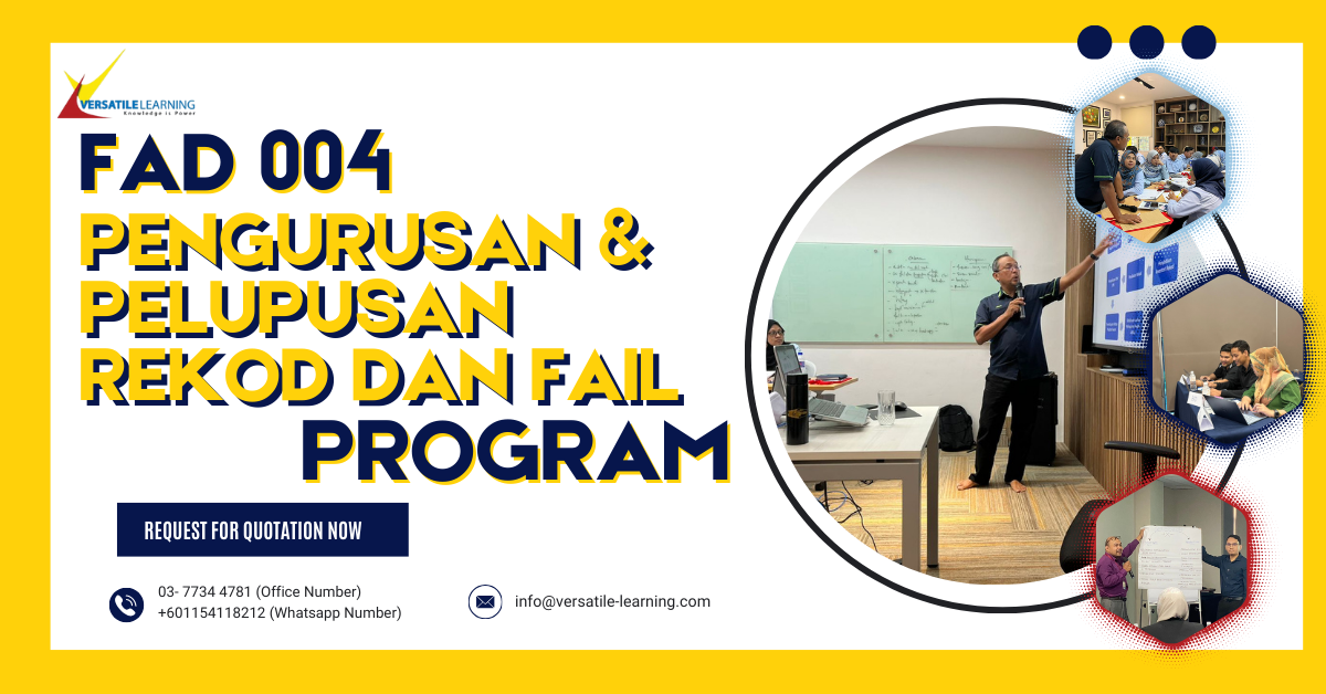 FAD 004 – Pengurusan & Pelupusan Rekod Dan Fail