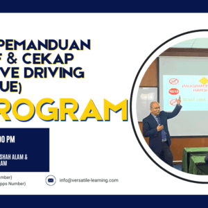 DVS 002 – Teknik Pemanduan Defensif & Cekap (Defensive Driving Technique), 22 & 23 April 2026