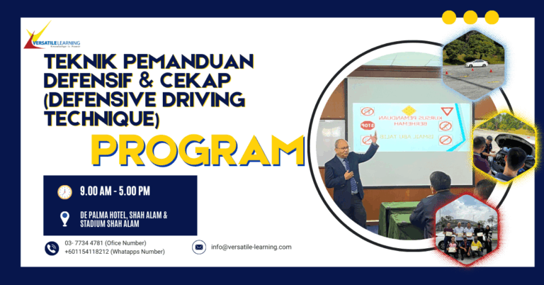 DVS 002 – Teknik Pemanduan Defensif & Cekap (Defensive Driving Technique), 20 & 21 May 2026