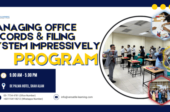 FAD 003 - Files & Record Management (Teknik Pengurusan Fail), 18 & 19 August 2026