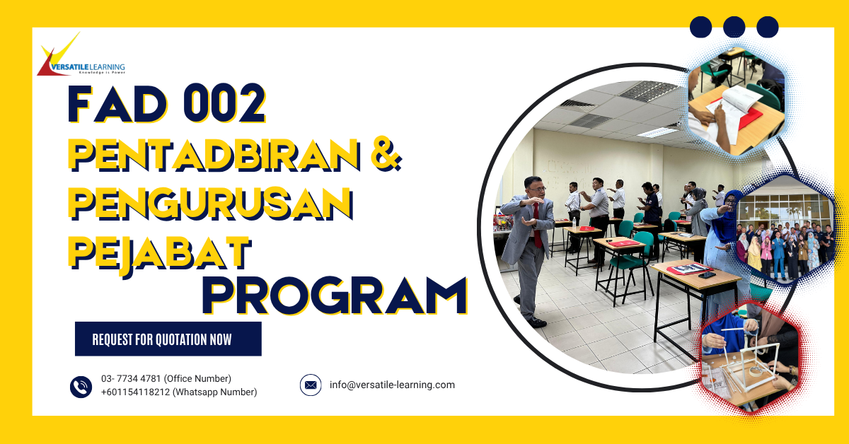 FAD 002 – Pentadbiran & Pengurusan Pejabat