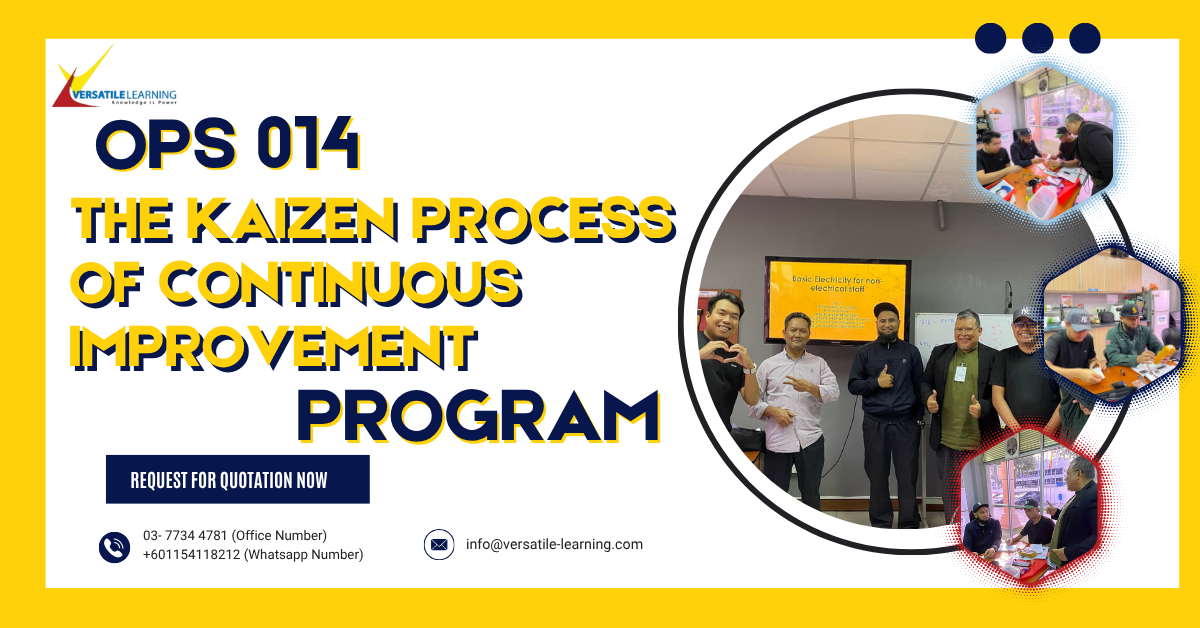 OPS 014 – The Kaizen Process of Continuous Improvement