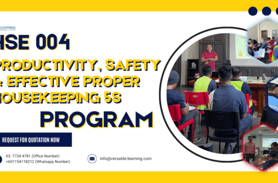 HSE 004 - Productivity, Safety and Effective Housekeeping (5s)