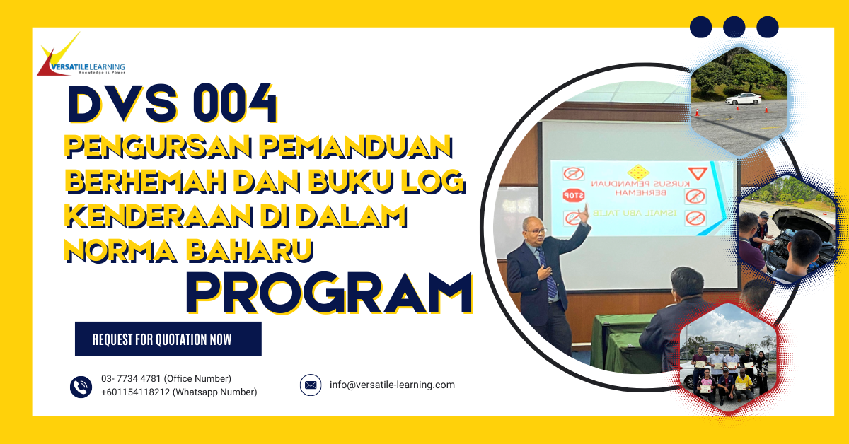 DVS 004: Pengurusan Pemanduan Berhemah dan buku Log kenderaan di Dalam Norma Baharu