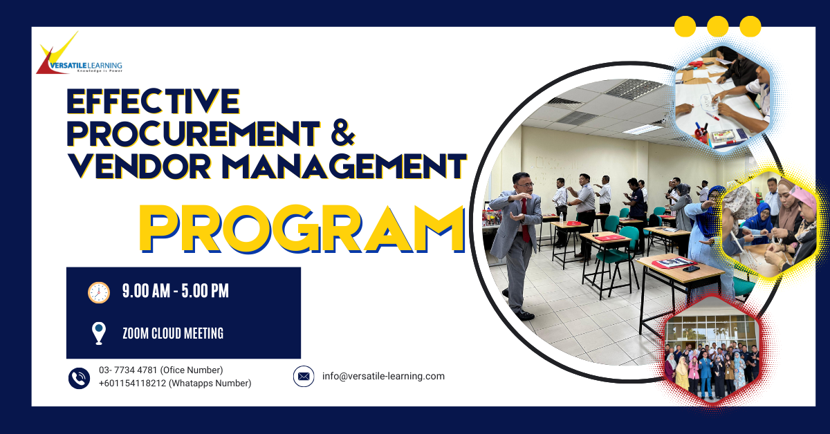 OPS 005 – Effective Procurement & Vendor Management, 9 & 10 February 2026